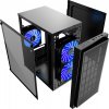 GEMBIRD CCC-FORNAX-950B Gaming design PC case 3x12cm fans blue