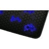 C-TECH herní podložka pod myš ANTHEA CYBER BLUE, 320x270x4mm, obšité okraje