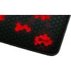 C-TECH herní podložka pod myš ANTHEA CYBER RED, 320x270x4mm, obšité okraje