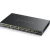 Zyxel GS2220-50HP 50-port L2 Managed Gigabit PoE Switch, 44x gigabit RJ45, 4x gigabit RJ45/SFP, 2x SFP, PoE 375W