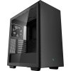 DEEPCOOL  CH510 / E-ATX / 120 mm fan / 2xUSB 3.0 / tvrzené sklo / černá