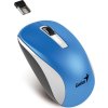 GENIUS myš NX-7010 WhiteBlue Metallic/ 1200 dpi/ Blue-Eye senzor/ bezdrátová/ modrá