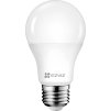 EZVIZ chytrá LED žárovka LB1 (White)/ Wi-Fi/ E27/ A60/ 8W/ 230V/ 806lm/ 2700K/ teplá bílá/ stmívatelná
