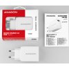 AXAGON ACU-QC19W, QC, 19W, 1x USB-A port, QC3.0/AFC/FCP/SMART, biela