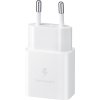 Samsung cestovní nabíječka EP-T1510XWE, PD, 15W, kabel USB-C, bílá