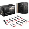 MSI zdroj MEG Ai1300P PCIE5/ 1300W/ ATX3.0/ akt. PFC/ 120mm ventilátor/ plně modulární/ 80PLUS Platinum