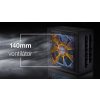 EVOLVEO G1000 PCIe 5.0, zdroj 1000W, ATX 3.0, 80+ GOLD, 90% účinnost, aPFC, 140mm ventilátor, retail