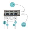 i-tec USB 3.0 nabíjecí HUB 10port + Power Adapter 48 W