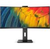 Philips MT VA LED 34" 34B1U5600CH/00 - VA panel, 3440x1440, HDMI, DP, USB-C, USB, LAN, repro, nast vyska, curved, webcam
