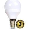 Solight LED žárovka, miniglobe, 6W, E14, 4000K, 510lm, bílé provedení