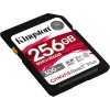 Kingston SDXC karta 256GB Canvas React Plus SDXC UHS-II 300R/260W U3 V90 for Full HD/4K/8K