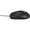 Natec optická myš RUFF Plus 1200 DPI/Kancelářská/Optická/1 200 DPI/Drátová USB/Černá