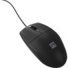 Natec optická myš RUFF Plus 1200 DPI/Kancelářská/Optická/1 200 DPI/Drátová USB/Černá