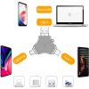 Viking USB Flash disk 3.0 4v1 s koncovkou Lightning/Micro USB/USB/USB-C, 128 GB, černá