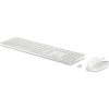 HP 650 Wireless Keyboard & Mouse- CZ/SK klávesnice a myš, bílá