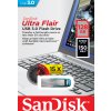 SanDisk Ultra Flair/128GB/USB 3.0/USB-A/Modrá