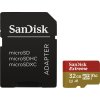 SanDisk Extreme/micro SDHC/32GB/UHS-I U3 / Class 10/+ Adaptér