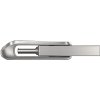 SanDisk Ultra Dual Drive Luxe/256GB/USB 3.1/USB-A + USB-C/Stříbrná