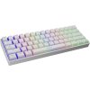 Genesis herní klávesnice THOR 660/RGB/Gateron Brown/Bezdrátová USB + Bluetooth/US layout/Bílá