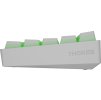 Genesis herní klávesnice THOR 660/RGB/Gateron Brown/Bezdrátová USB + Bluetooth/US layout/Bílá