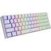 Genesis herní klávesnice THOR 660/RGB/Gateron Brown/Bezdrátová USB + Bluetooth/US layout/Bílá
