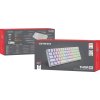 Genesis herní klávesnice THOR 660/RGB/Gateron Brown/Bezdrátová USB + Bluetooth/US layout/Bílá