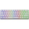 Genesis herní klávesnice THOR 660/RGB/Gateron Brown/Bezdrátová USB + Bluetooth/US layout/Bílá