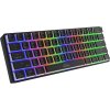 Genesis herní klávesnice THOR 660/RGB/Gateron Brown/Bezdrátová USB + Bluetooth/US layout/Černá