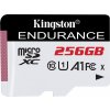 KINGSTON 256GB microSDXC Endurance 95R/45W C10 A1 UHS-I Card Only