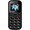 Aligator A321 Senior Dual SIM, šedá-černá + nabíjecí stojánek