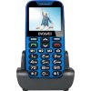 EVOLVEO EasyPhone XD, mobilní telefon pro seniory s nabíjecím stojánkem (modrá barva)