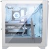 MSI MPG GUNGNIR 300R AIRFLOW WHITE/ bez zdroje/ bílý/ levé temperované sklo/ 4x 120 mm A-RGB fan/ 1x USB-C/ 2x USB
