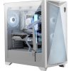 MSI MPG GUNGNIR 300R AIRFLOW WHITE/ bez zdroje/ bílý/ levé temperované sklo/ 4x 120 mm A-RGB fan/ 1x USB-C/ 2x USB