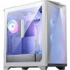 MSI MPG GUNGNIR 300R AIRFLOW WHITE/ bez zdroje/ bílý/ levé temperované sklo/ 4x 120 mm A-RGB fan/ 1x USB-C/ 2x USB