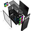 GEMBIRD Gaming ARGB computer case Fornax 400X black