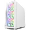 NZXT H7 Elite Edition / ATX / 4x 140mm (3x RGB) fan / USB-C / 2x USB/ proskl. bočnice / proskl. panel / bílá