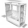 NZXT H7 Elite Edition / ATX / 4x 140mm (3x RGB) fan / USB-C / 2x USB/ proskl. bočnice / proskl. panel / bílá