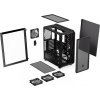 Endorfy Arx 500 ARGB / ATX / 5 x 140 ARGB fan (až 7 fans) / 2xUSB-A / USB-C / tvrzené sklo  / mesh panel /  černá