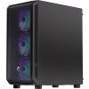 Endorfy Arx 500 ARGB / ATX / 5 x 140 ARGB fan (až 7 fans) / 2xUSB-A / USB-C / tvrzené sklo  / mesh panel /  černá