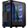 Endorfy Arx 500 ARGB / ATX / 5 x 140 ARGB fan (až 7 fans) / 2xUSB-A / USB-C / tvrzené sklo  / mesh panel /  černá