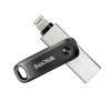 SanDisk iXpand Go/256GB/300MBps/USB 3.0/Lightning + USB-A/Černá