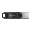 SanDisk iXpand Go/256GB/300MBps/USB 3.0/Lightning + USB-A/Černá