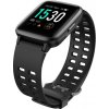 UMAX U-Band P2 BLACK - 1.3" Dotykový barevný IPS Displej, pásek 250mm, USB kabel, BT, Baterie 210mAh