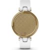 Garmin hodinky Lily® – Classic Edition, Luneta v barvě Light Gold, tělo White, řemínek z italské kůže, EU