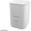 AKASA HDD box DuoDock MX, Dual M.2 PCIe NVMe SSD Docking Station with Offline Clone, bílá