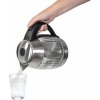 Salente StripeGlass, rychlovarná konvice 1,8 l, nerez/skleněná, modré podsvícení