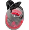 Salente StripeGlass, rychlovarná konvice 1,8 l, nerez/skleněná, červené podsvícení