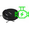 EVOLVEO RoboTrex H6, robotický vysavač, stírání vodou, nabíjecí stanice, černý