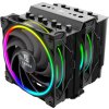 AKASA chladič CPU SOHO H7 Dual Tower RGB, 2x 120mm, LGA1700, AM5