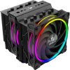 AKASA chladič CPU SOHO H7 Dual Tower RGB, 2x 120mm, LGA1700, AM5